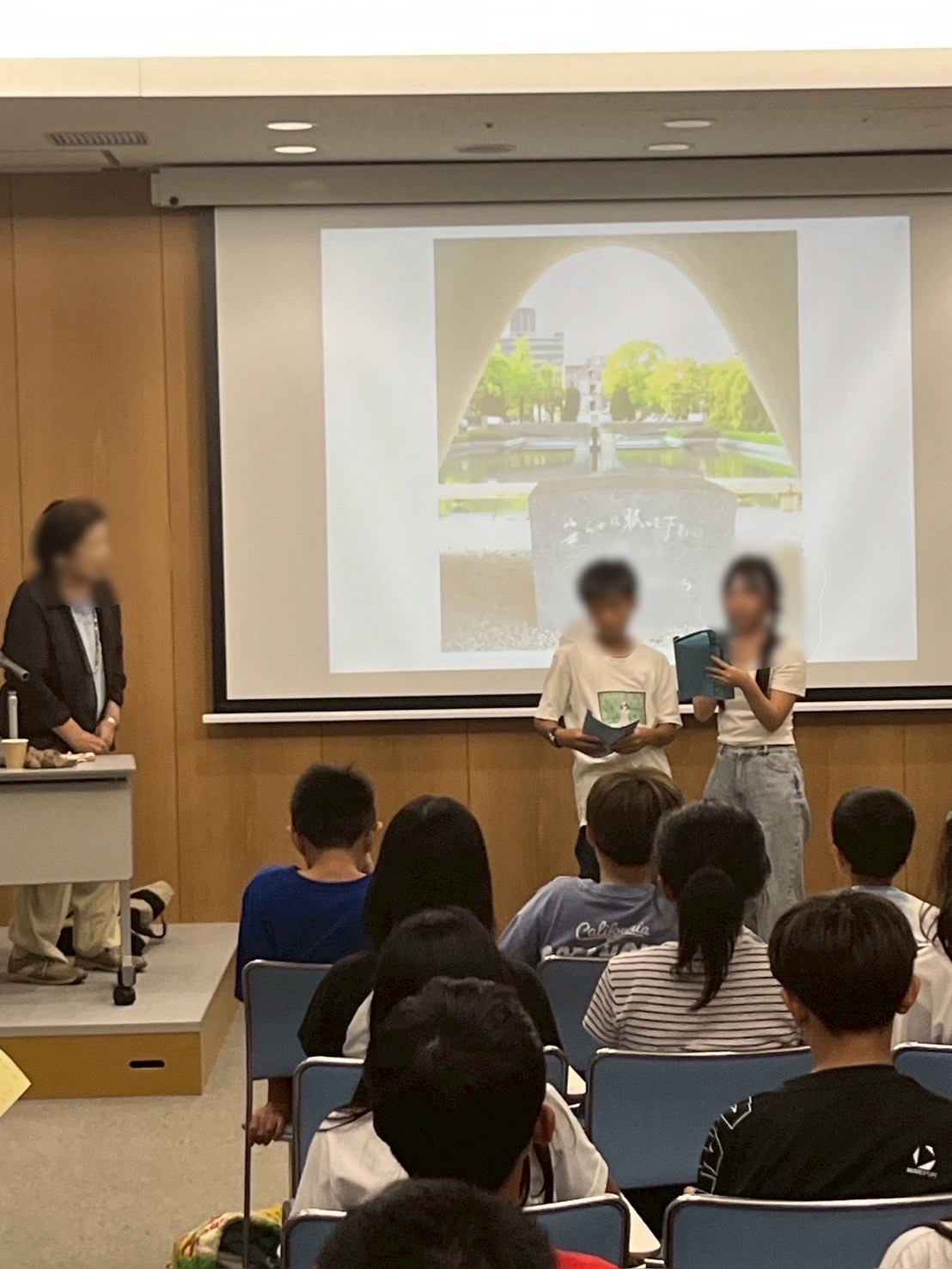 お礼を伝えるふたり