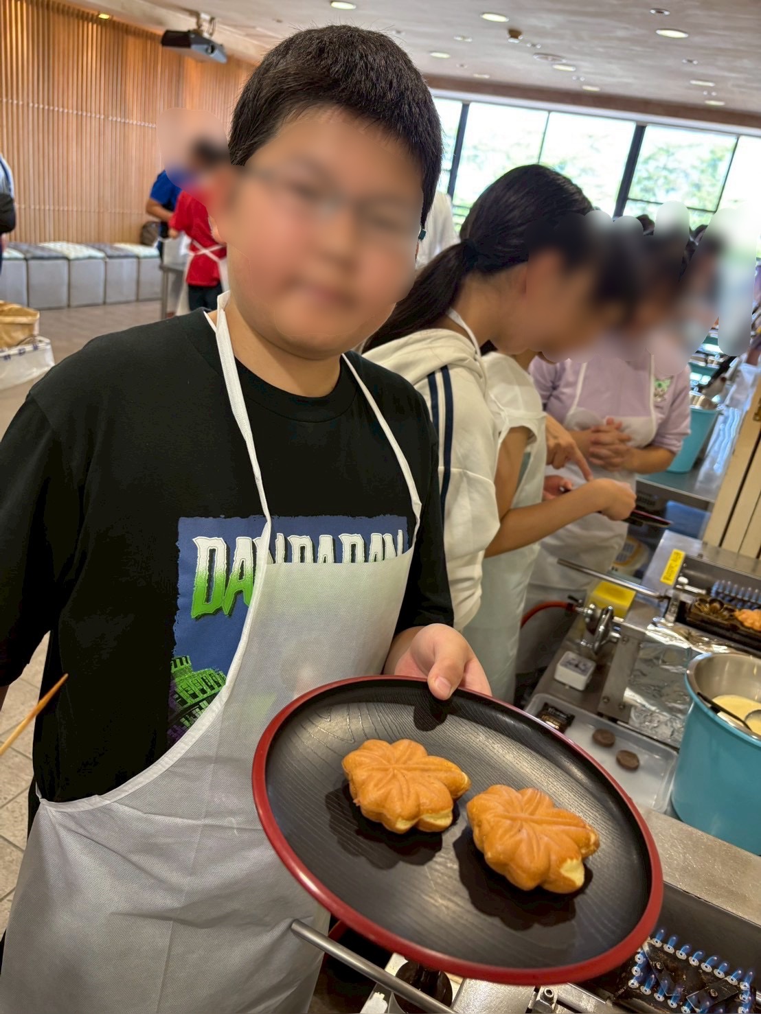 じょうずに、うまそうに、できました、もみじまんじゅう