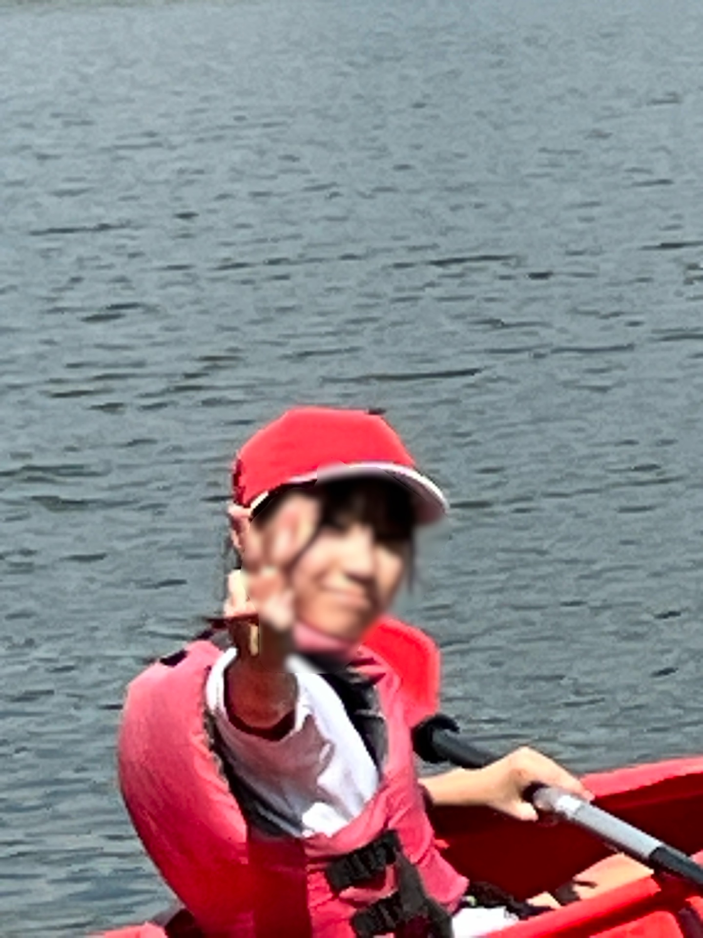 カヌーも上達すると、すいすい遠くへ