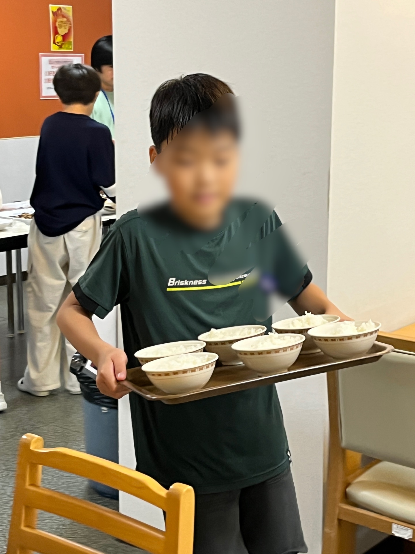 時間は流れて、あっという間にお昼の準備