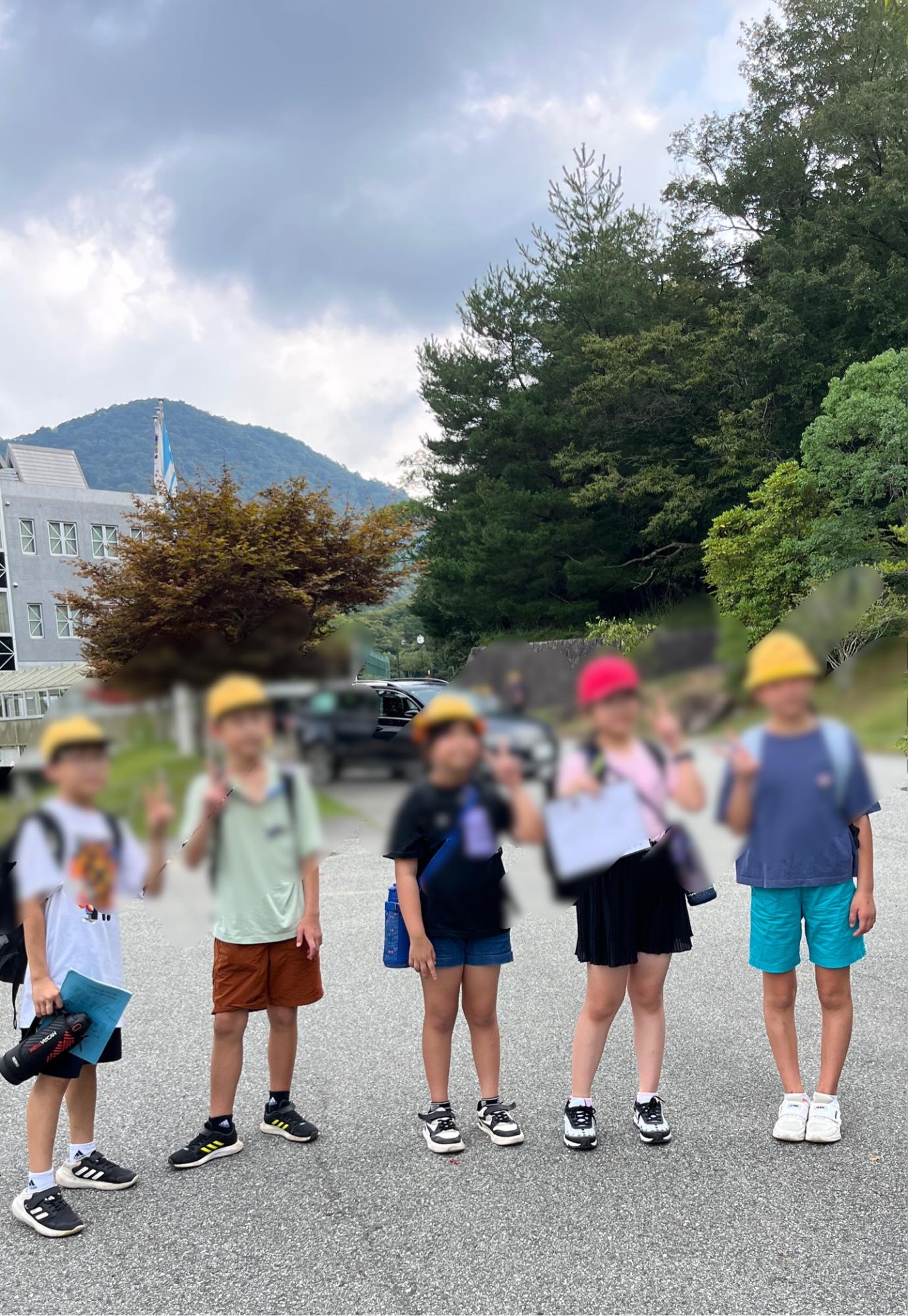 オリエンテーリングの合間にぱちり