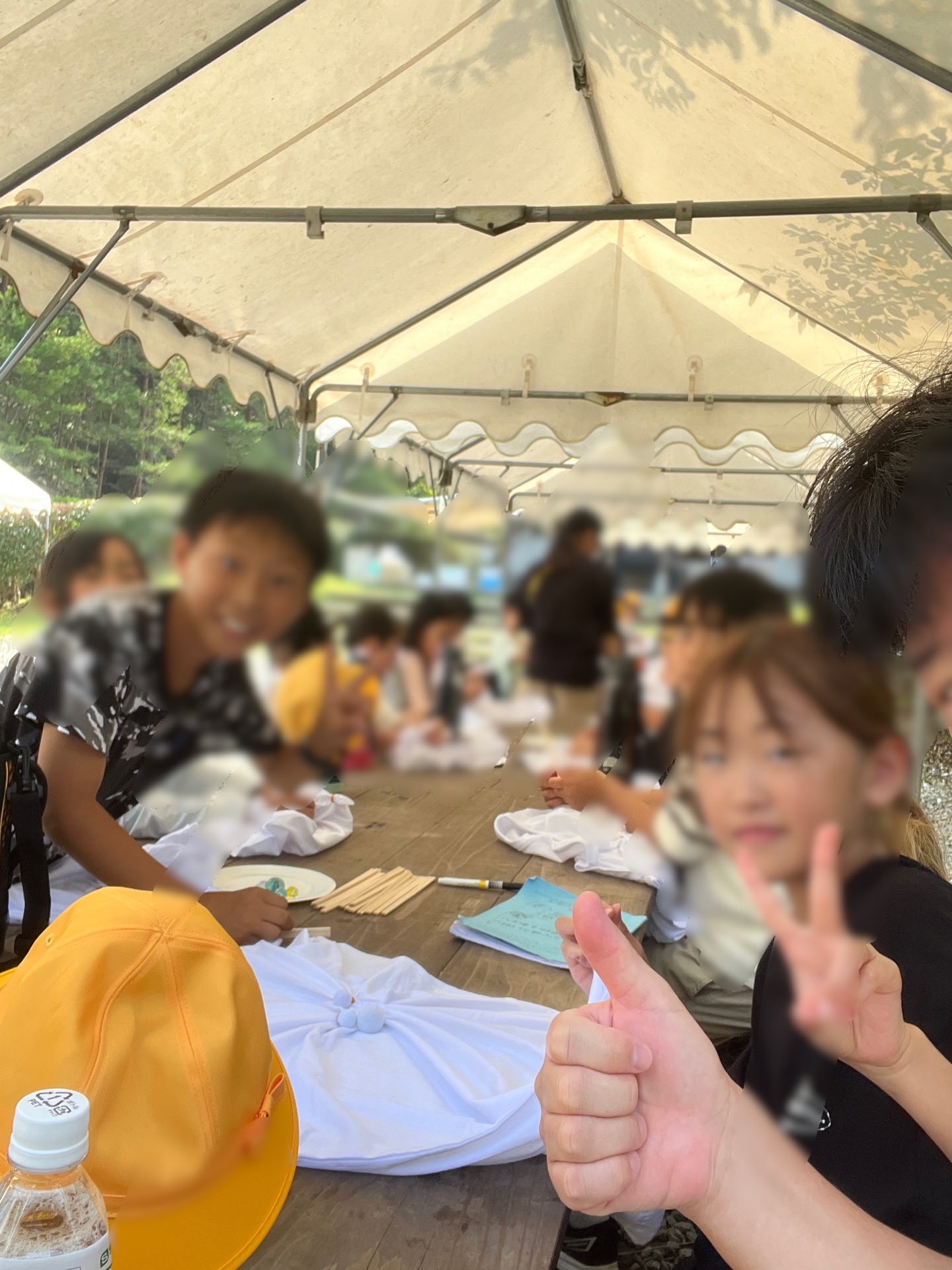 藍染めTシャツづくりスタート