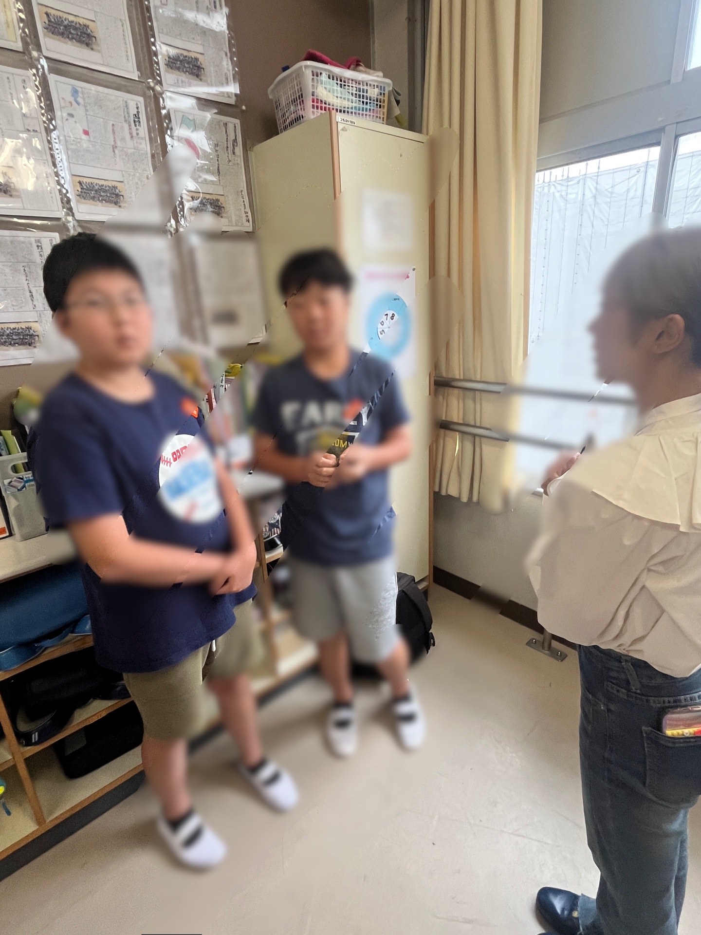 授業後のインタビュー