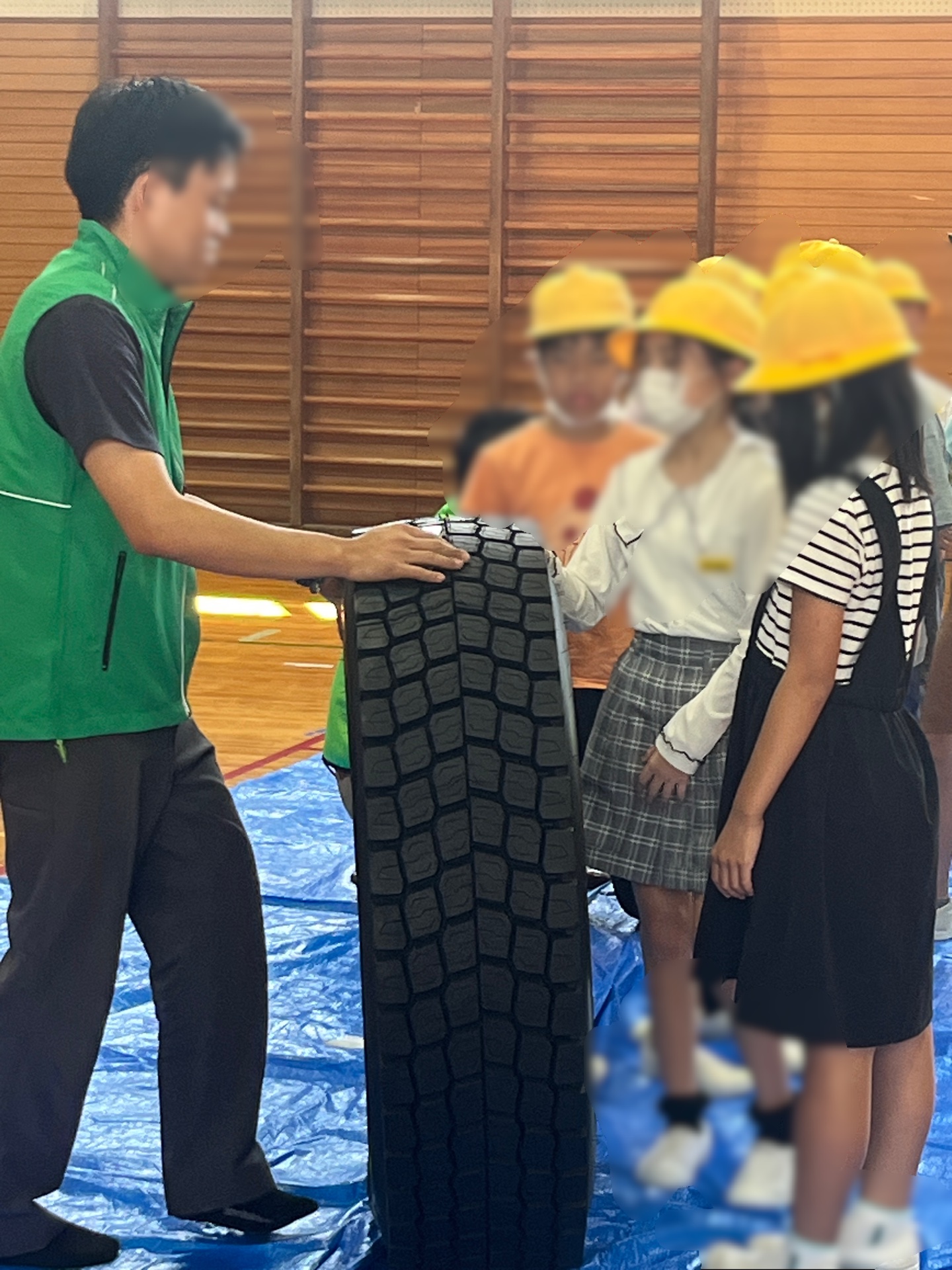 タイヤの大きさを実感