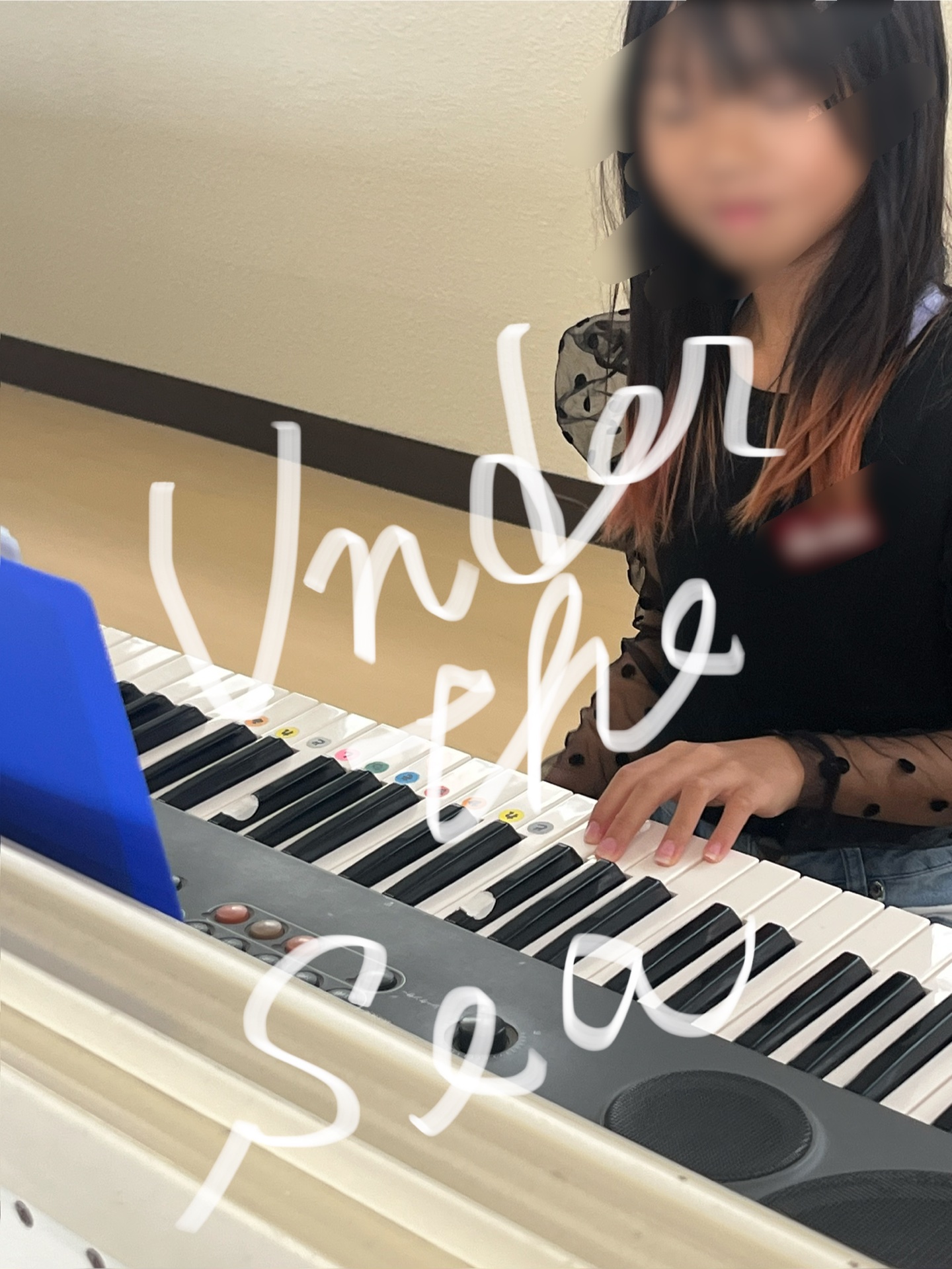 音楽を楽しもうとする姿