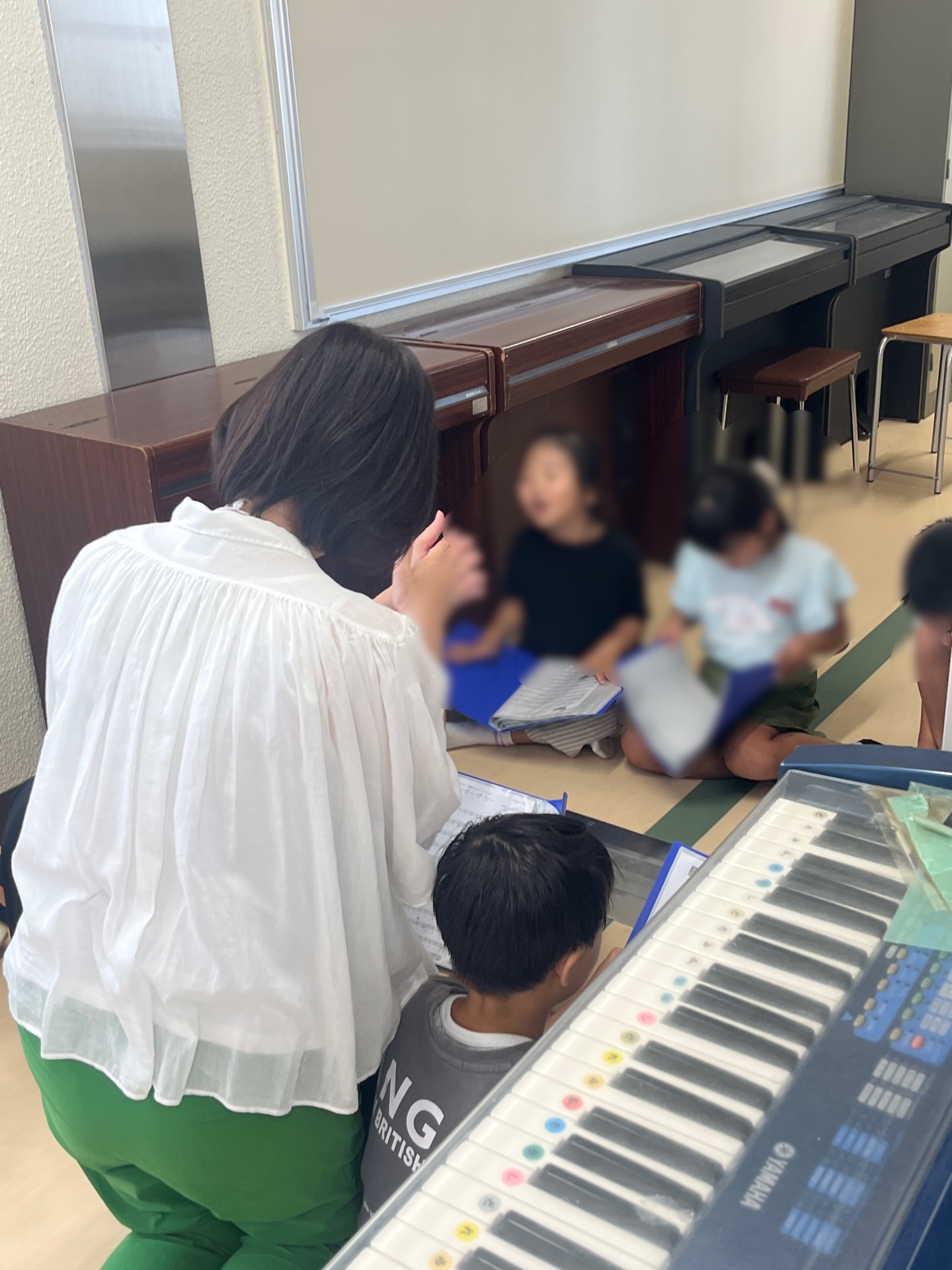 休みのところも、声を出して確認できてる