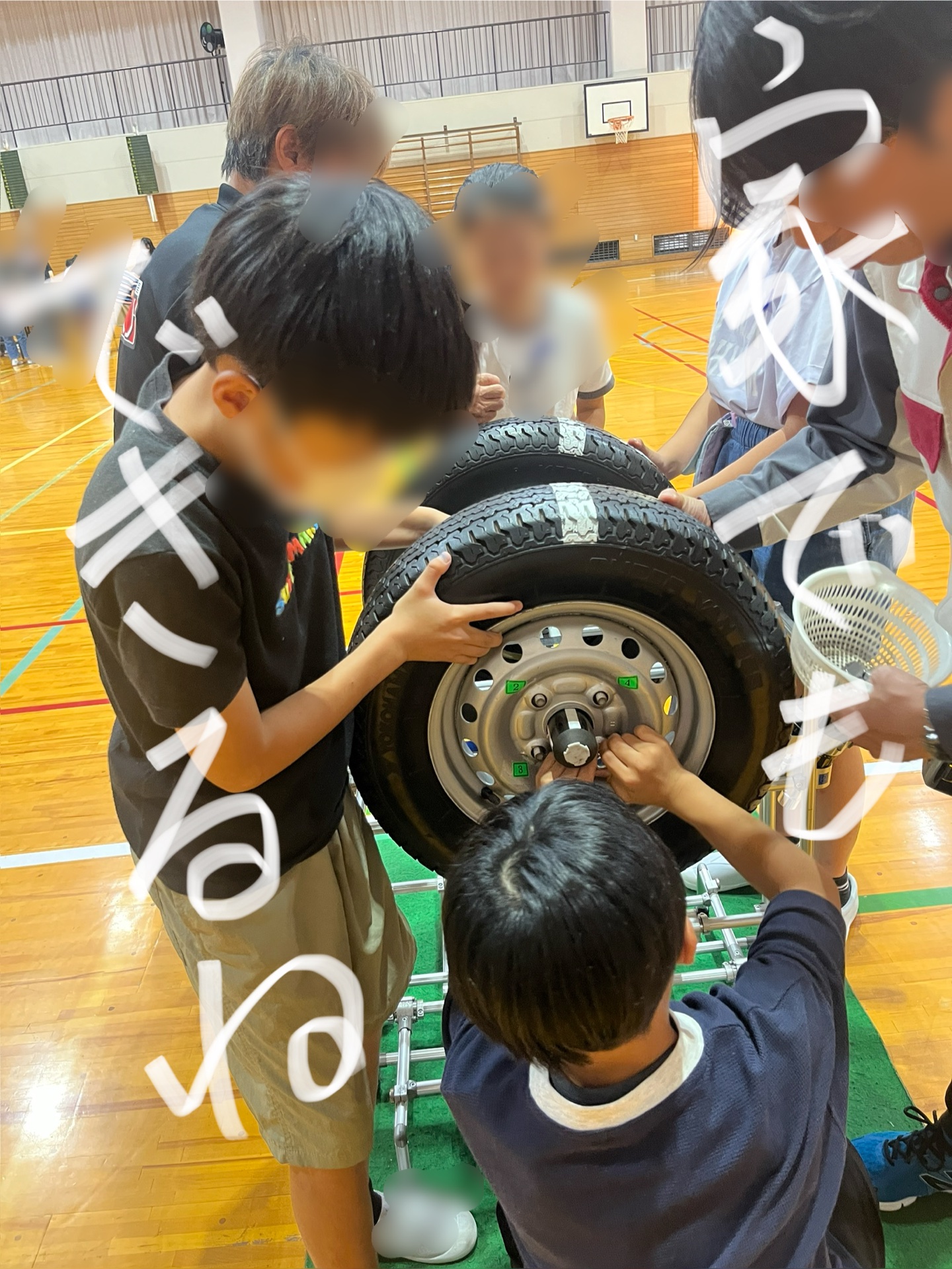 タイヤ交換は難しい