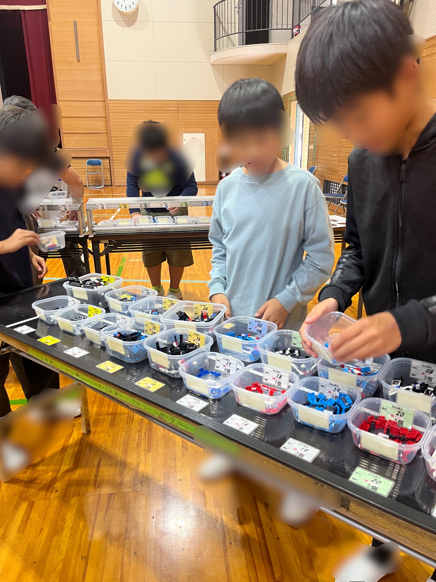 流れ作業も体験