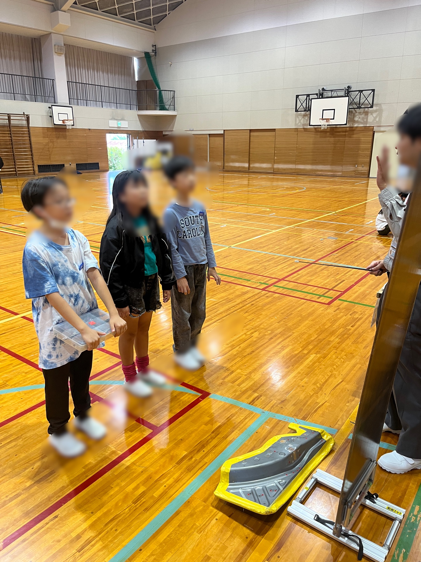 説明もしっかり聞いています