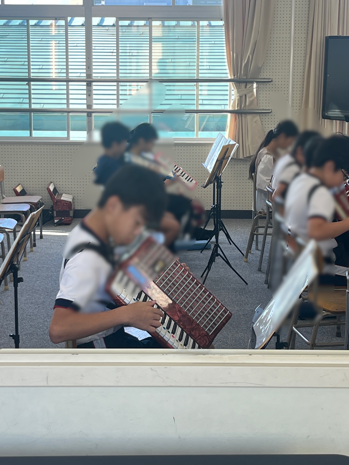 朝練習する姿が素敵